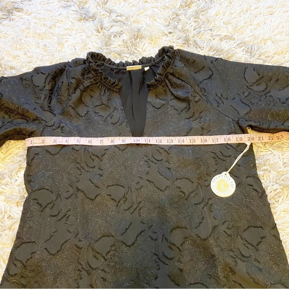 NWTs Spartina 445 | Josette Jacquard Blouse Size Medium - Picture 11 of 12